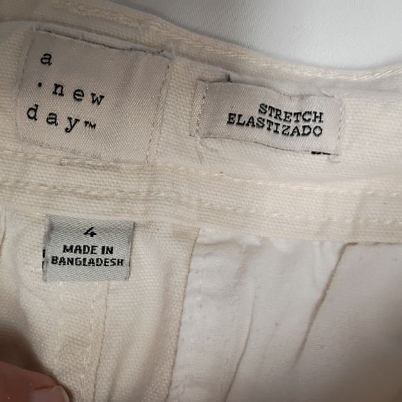 a new day Cream Straight Leg Pants - Picture 7 of 8